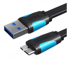 Vention Flat USB 3.0 A to Micro-B cable Vention VAS-A12-B150 1.5m Black