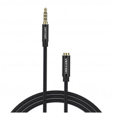 Vention Cable Audio TRRS 3.5mm Male to 3.5mm Female Vention BHCBI 3m Black
