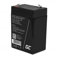 Green Cell Rechargeable battery AGM 6V 5Ah Maintenancefree for UPS ALARM