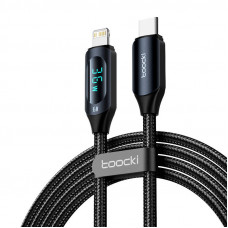 Toocki Charging Cable USB C-L, 1m, 36W (Black)