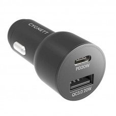 Cygnett Car charger Cygnett USB, USB-C 20W (black)