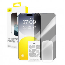 Baseus Privacy Protection Tempered Glass Baseus Diamond  iPhone 15