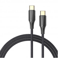 Vention USB-C 2.0 to USB-C Cable Vention TAUBH 2m, 3A, LED Black