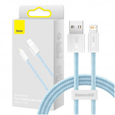 Baseus dinamiskais kabelis USB uz Lightning, 2,4A, 1m (zils)