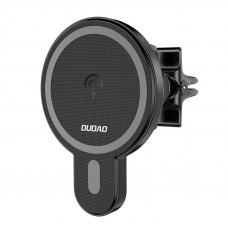 Dudao Magnetic car holder Dudao F13 with Qi induction charger, 15W (black)