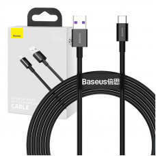 Baseus Superior sērijas kabelis no USB uz USB-C, 66 W, 2 m (melns)