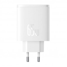 Baseus Wall charger Baseus OS-Cube Pro 2xUSB-C + USB, 65W (white)