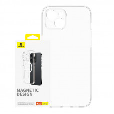 Baseus Magnetic Phone Case for iPhone 15 Plus Baseus OS-Lucent Series (Clear)