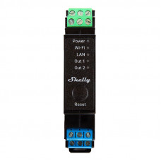 Shelly DIN Rail Smart Switch Shelly Pro 2PM with power metering, 2 channels