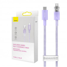 Baseus Fast Charging cable Baseus USB-C to Lightning  Explorer Series 2m, 20W (purple)