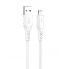 Vipfan USB to Lightning cable Vipfan Colorful X12, 3A, 1m (white)