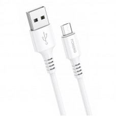 Foneng Cable USB to Micro USB Foneng, X85 3A Quick Charge, 1m (white)