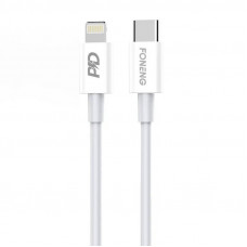 Foneng USB-C cable for Lighting Foneng X31, 20W 1m (white)