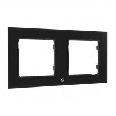 Shelly Switch frame double Shelly (black)