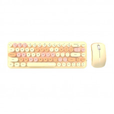 Mofii Wireless keyboard + mouse set MOFII Bean 2.4G (Milk Tea)