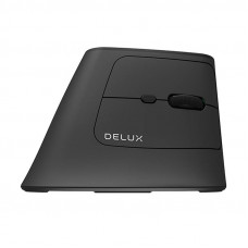 Delux Wireless Ergonomic Mouse Delux MV6 DB BT+2.4G (black)