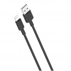 XO Cable USB to Lightning XO NB156, 2.1A 1m (black)
