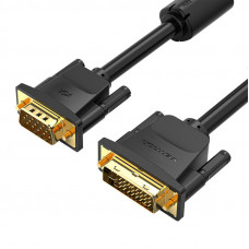Vention DVI (24+5) uz VGA kabeli Vention EACBG 1,5m, 1080P 60Hz (melns)