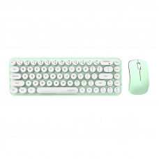 Mofii Wireless keyboard + mouse set MOFII Bean 2.4G (White-Green)