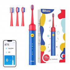 Bitvae Sonic toothbrush with app for kids, tips set  Bitvae BVK7S (blue)