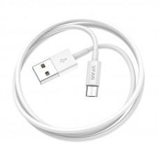 Vipfan USB to Micro USB cable Vipfan X03, 3A, 1m (white)