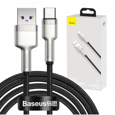 Baseus USB kabelis USB-C Baseus Cafule, 66W, 2m (melns)