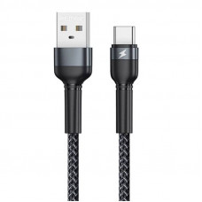 Remax Cable USB-C Remax Jany Alloy, 1m, 2.4A (black)