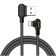 Mcdodo Angle USB Lightning Cable Mcdodo CA-4671 LED, 1.2m (Black)
