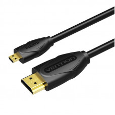 Vention Micro HDMI to HDMI Cable Vention VAA-D03-B300 3m 4K 30Hz (Black)