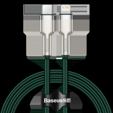 Baseus USB-C cable for Lightning Baseus Cafule, PD, 20W, 1m (green)