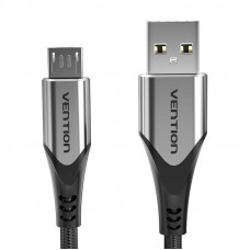 Vention Cable USB 2.0 A to Micro USB Vention COAHC 3A 0,25m gray
