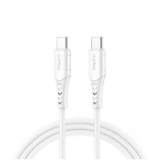 Vipfan USB-C to USB-C cable Vipfan P05, 60W, PD, 1m (white)