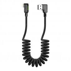 Mcdodo USB to Lightning cable, Mcdodo CA-7300, angled, 1.8m (black)