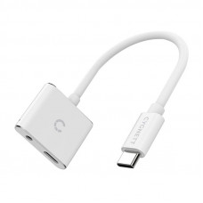 Cygnett Adapter audio USB-C to mini jack 3.5mm i USB-C Cygnett Essential (white)