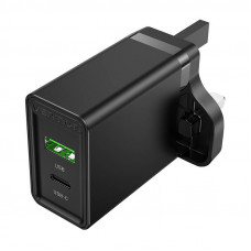 Vention USB-A, USB-C Wall Charger Vention FBBB0-UK 18W/20W UK Black