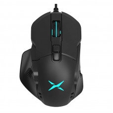 Delux Wired Gaming Mouse with replaceable sides Delux M629BU RGB 16000DPI