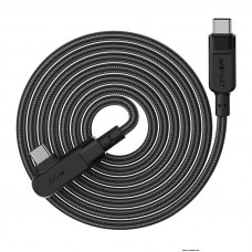 Acefast Cable USB-C to USB-C Acefast C5-03 angled, 100W, 2m (black)