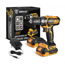Deko Tools Cordless Drill Deko Tools DKCD20XL01-H10S2 20V