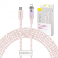 Baseus Fast Charging cable Baseus USB-A to Lightning Explorer Series 2m 20W (pink)