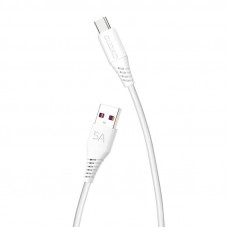 Dudao USB to USB-C Cable Dudao L2T 5A, 2m (White)