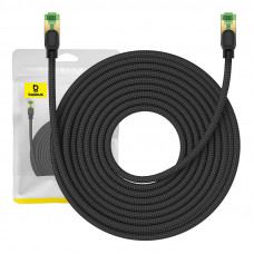 Baseus Braided network cable cat.8 Baseus Ethernet RJ45, 40Gbps, 15m (black)