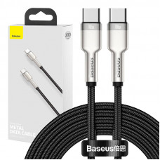 Baseus kabelis no USB-C uz USB-C Baseus Cafule, 100 W, 2 m (melns)