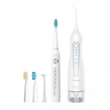 Fairywill Sonic toothbrush with tip set and water fosser FairyWill FW-507+FW-5020E (white)