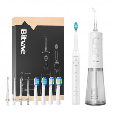 Bitvae Sonic toothbrush with tips set and water flosser Bitvae D2+C2 (white)