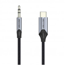Vention Cable Audio USB-C to 3,5mm mini jack 1m black