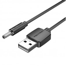 Vention Cable USB-A to DC 3,5mm barrel jack Vention CEXBG 5V 1,5m black