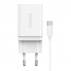 Foneng Fast charger Foneng 1x USB K300 + USB to USB-C cable