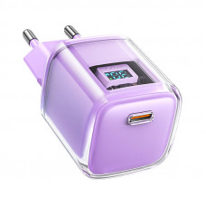 Acefast Wall charger Acefast A53 Sparkling series PD 30W GaN (purple)