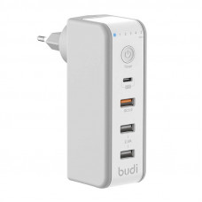 Budi Dual USB charger with timer Budi 301TE, 5V=2,4A, 32 W