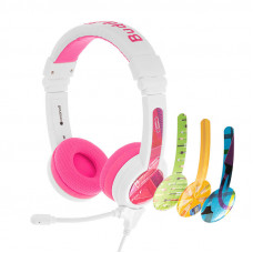 Buddyphones Wired headphones for kids BuddyPhones School+ (pink)